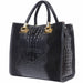 Italian Artisan Womens Open Tote Leather Handbag Made In Italy - Oasisincentives