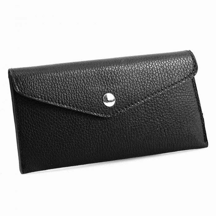 Italian Artisan Marco Large Slim Leather Wallet Made In Italy