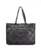 Italian Artisan Womens Handcrafted Vintage Washed Calfskin Leather Tote Handbag Made In Italy Black Oasisincentives.us