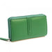 Italian Genuine Leather Zippy Wallet |Artisan Armando | Made In Italy Light Green Available At OASISINCENTIVES.US