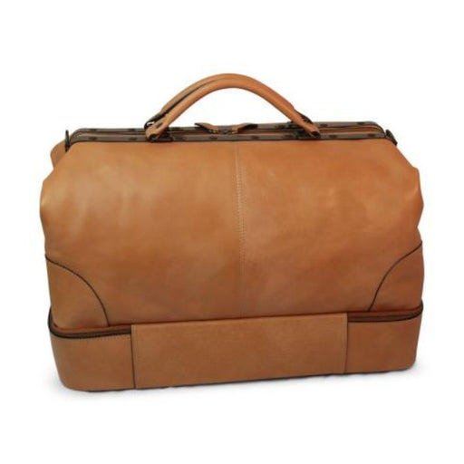 Italian Artisan Handcrafted Travel Bag In Genuine Full Grain Leather Made In Italy Cognac Oasisincentives