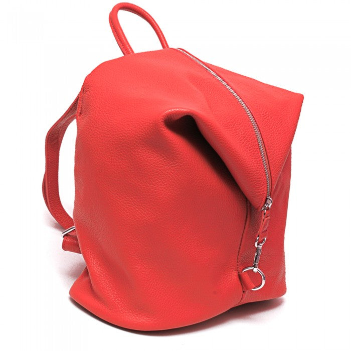 Italian Artisan Venere Womens Handcrafted Backpack In Genuine Calfskin Leather Made In Italy