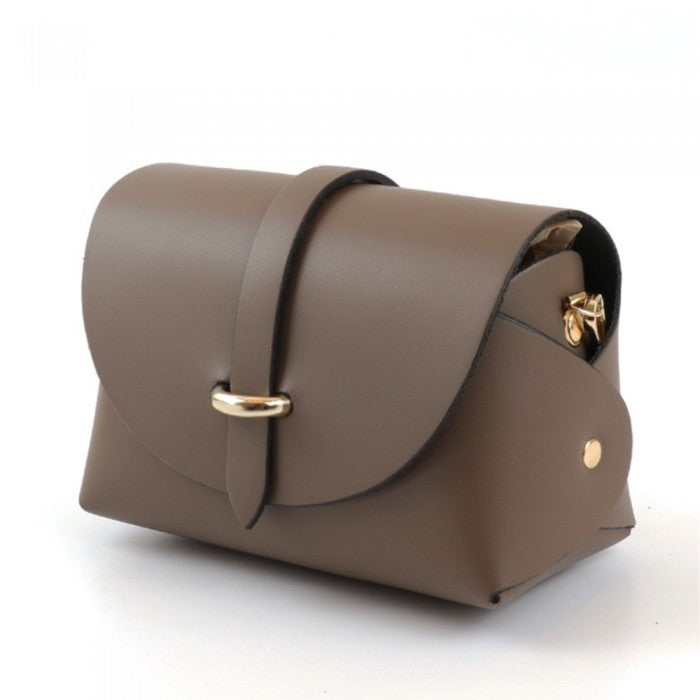 Italian Artisan Mariella Mini Calfskin Leather Shoulder Handbag Made In Italy