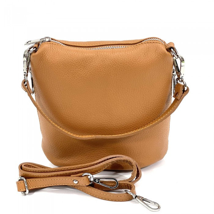 Italian Artisan Isadora Handcrafted Leather Shoulder Bag Made In Italy