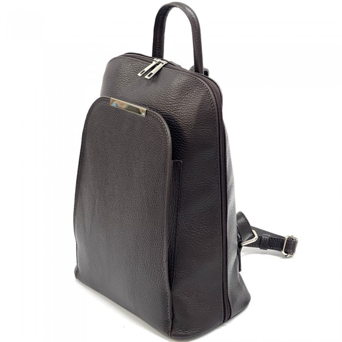 Italian Artisan Mikala Soft Calfskin Leather Backpack Made In Italy