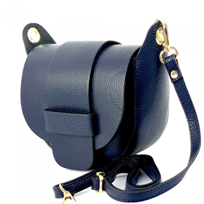 Italian Artisan Liliana Womens Handcrafted Crossbody Handbag in Genuine Soft Calfskin Leather Made In Italy