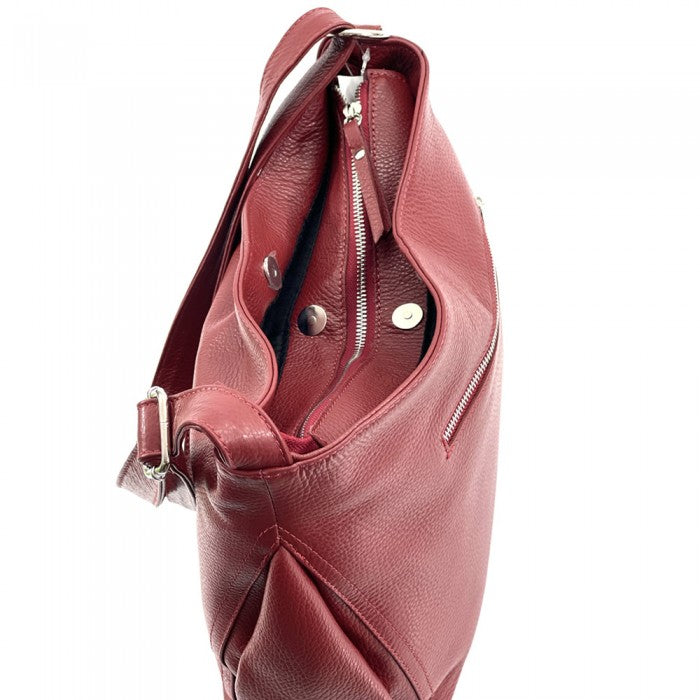Italian Artisan Cersei Womens Handcrafted Leather Hobo Handbag Made In Italy