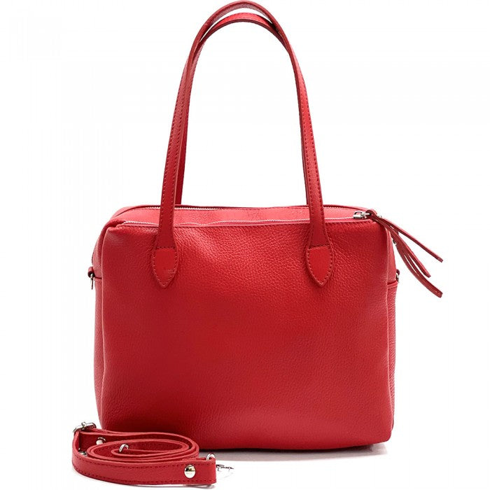 Italian Artisan Annabella Womens Handcrafted Business Bag in Genuine Calfskin Leather Made In Italy
