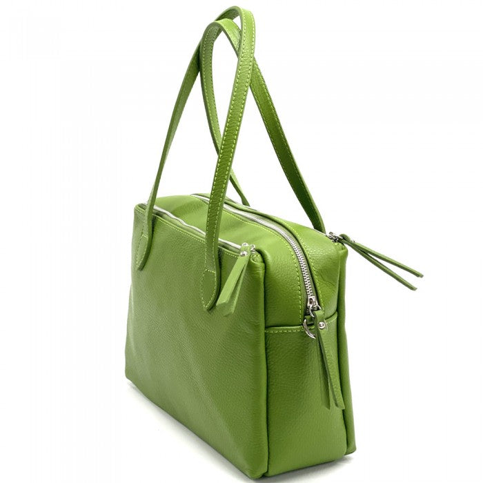 Italian Artisan Annabella Womens Handcrafted Business Bag in Genuine Calfskin Leather Made In Italy