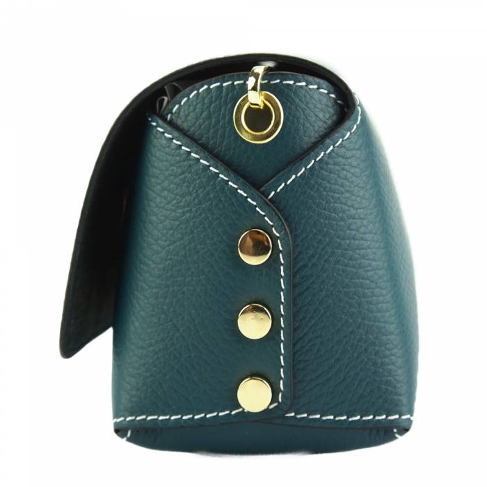 Italian Artisan Martina MM Womens Luxury Crossbody or Shoulder Leather Handbag Made In Italy
