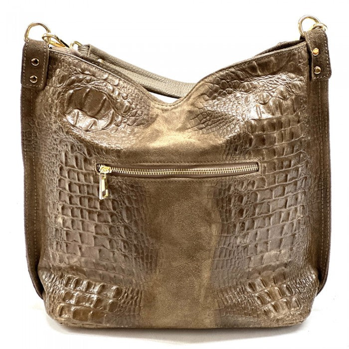 Italian Artisan Celine Handcrafted Leather Shoulder Hobo Handbag | Made In Italy