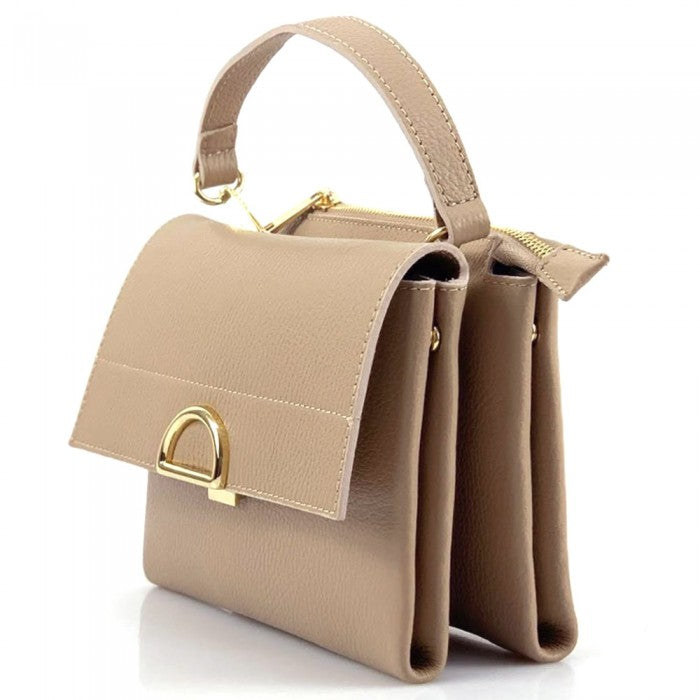 Italian Artisan Melania Leather Handbag Made In Italy