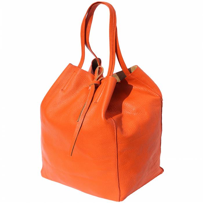 Italian Artisan Babila Handcrafted Leather Shoulder-Tote-Shopper Handbag Made In Italy