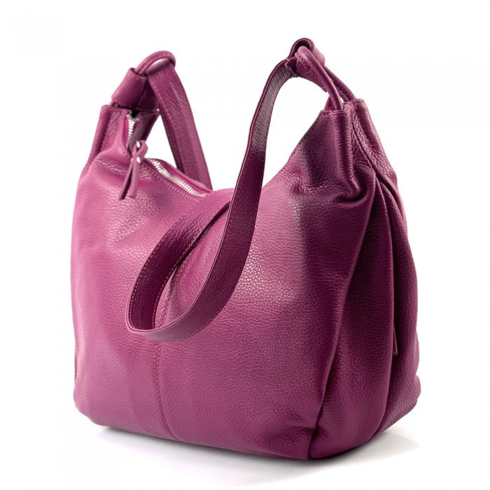 Italian Artisan Alessia Soft Calf Leather Crossbody Handbag Made In Italy