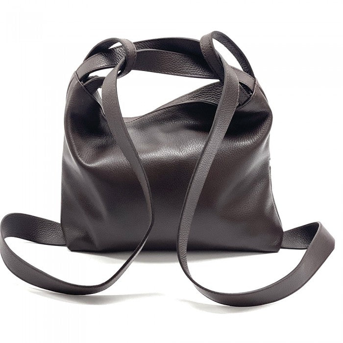 Gemma: The Convertible Italian Leather Shoulder-Backpack for Effortless Style| Made In Italy