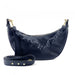 Italian Artisan Vanessa Small Hobo Leather Bag Made In Italy Dark Blue Oasisincentives.us