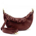 Italian Artisan Vanessa Small Hobo Leather Bag Made In Italy Dark Red Oasisincentives.us