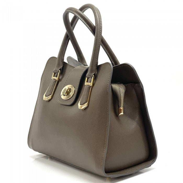 Italian Artisan Chiara Tote Leather Handbag Made In Italy