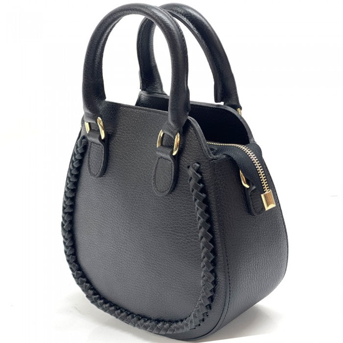 Italian Artisan Nora Calfskin Leather Handbag Made In Italy