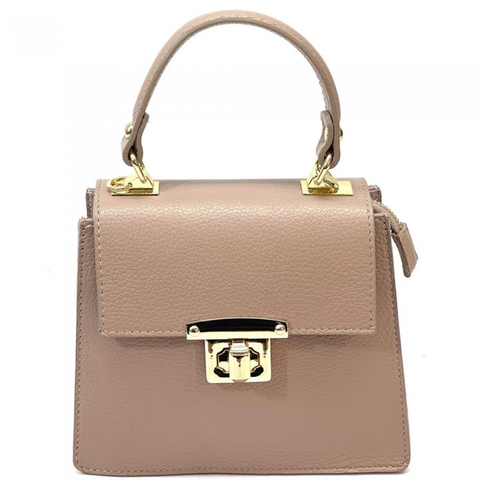 Italian Artisan Serena Handcrafted Leather Handbag Made In Italy Pink available at-OASISINCENTIVES.US