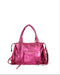 Italian Leather Shoulder Bag for Women: Modern Elegance for Work & Weekend Fuchsia- Oasisincentives