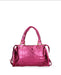 Italian Leather Shoulder Bag for Women: Modern Elegance for Work & Weekend Fuchsia- Oasisincentives