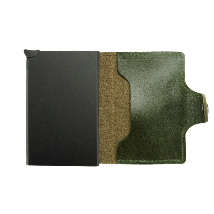 Italian Artisan Elisa Soft Calfskin Leather Credit Card Holder Made In Italy