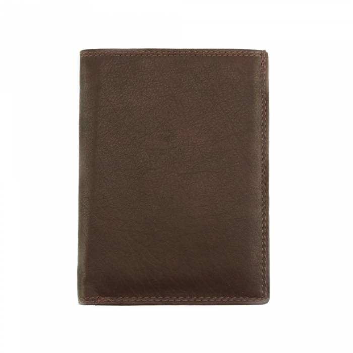 Italian Artisan Marco Mens Calfskin Leather Wallet Made In Italy