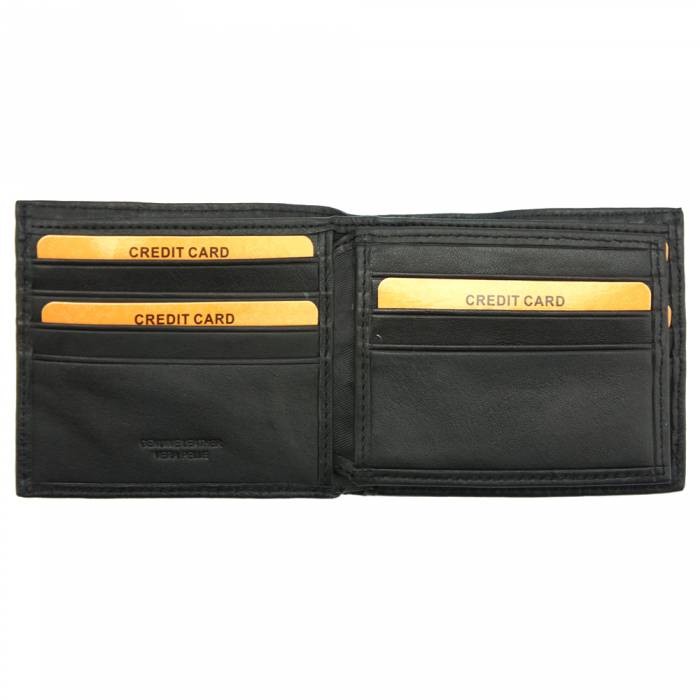Italian Artisan Saverio Mens Leather Wallet Made In Italy