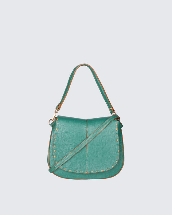 Italian Artisan Dollaro Leather Shoulder Bag: Timeless Luxury, Made in Italy