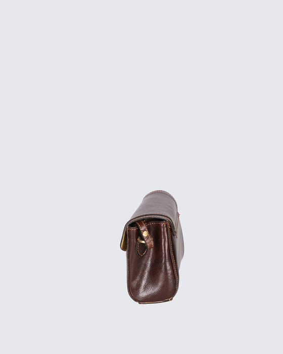 Italian Artisan Genuine Leather Shoulder-Crossbody Bag Made In Italy