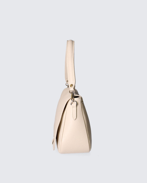 Italian Artisan Handcrafted Leather Shoulder Handbag Made In Italy