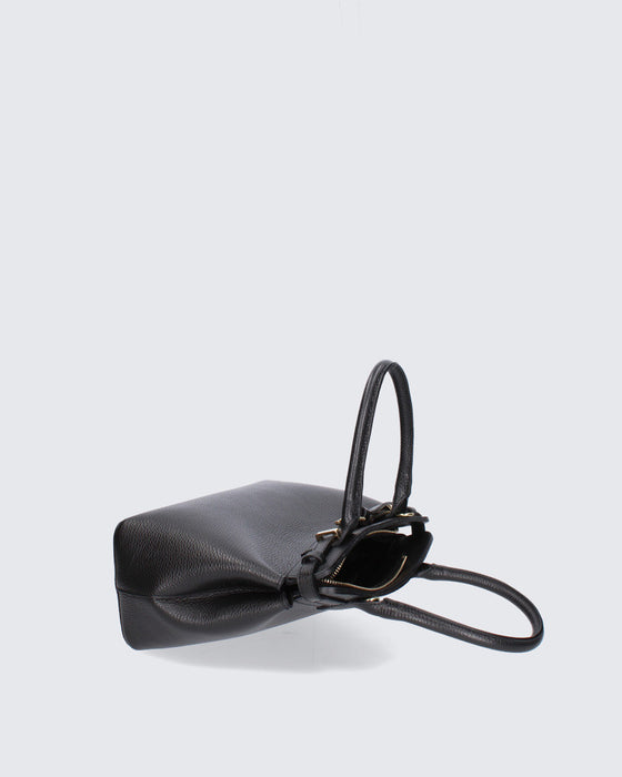 Italian Artisan Handcrafted Dollaro Leather Handbag Made In Italy