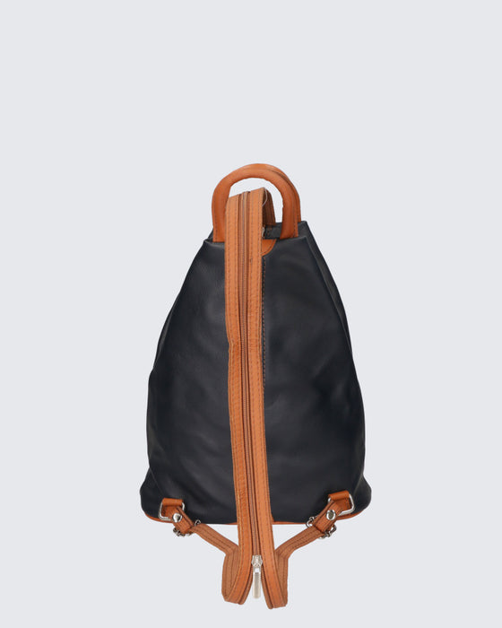 Italian Artisan Unisex Handcrafted Leather Backpack Made In Italy