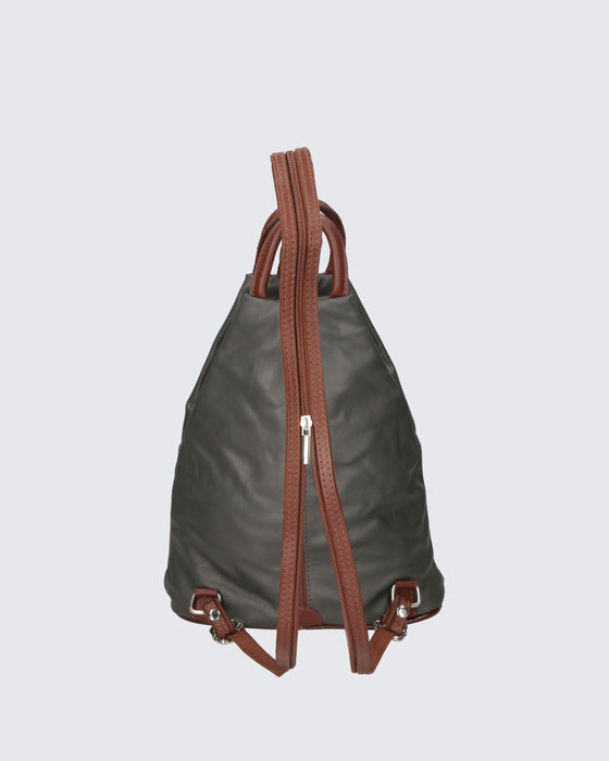 Italian Artisan Unisex Handcrafted Leather Backpack Made In Italy