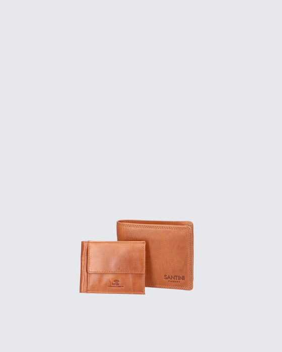 Handcrafted Anti Shoplifting Wallet in Genuine Greased Calfskin Leather | Luxury Men's Wallet