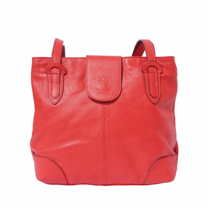 Italian Artisan Filomena Womens Luxury Leather Shoulder Handbag Made In Italy Medium