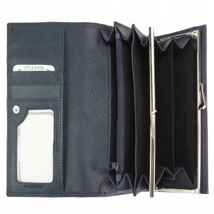 Italian Artisan Emily Womens Luxury Wallet in Calfskin Leather Made In Italy