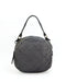 Italian Artisan Womens Handcrafted Vintage Handbags in Genuine  Washed Calfskin Leather Made In Italy- round hand bag Black-Oasisincentives