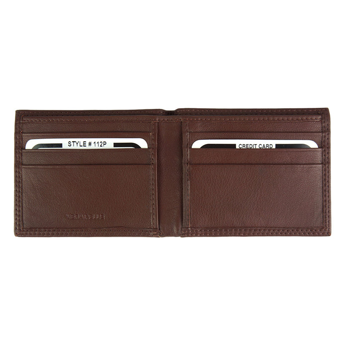 Italian Leather Wallet for Men by Artisan Ernesto, Made in Italy, Brown, Available at OASISINCENTIVES. Visit https://oasisincentives.us