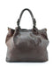 Handcrafted Italian Leather Tote Shopper Handbag - Vintage Washed Calfskin Made In Italy Brown -Oasisincentives.us