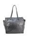 Italian Artisan Handcrafted Vintage Washed Calfskin Leather Shopper Handbag | Made in Italy Black Oasisincentives.us