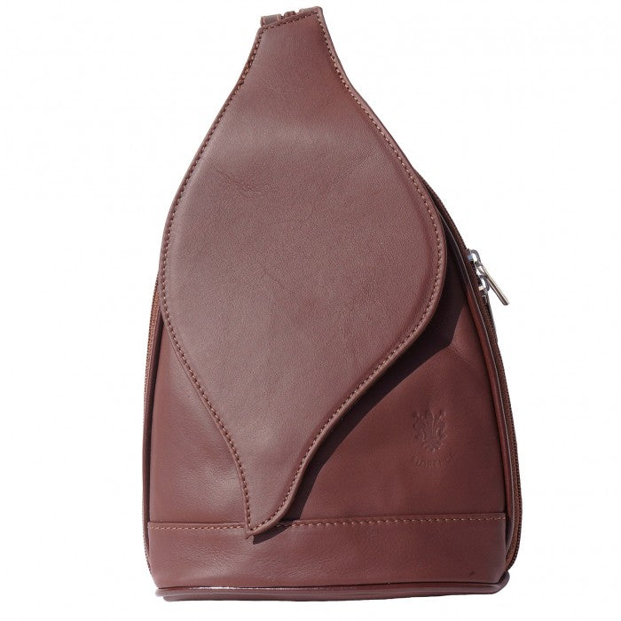 Italian Artisan Foglia GM Womens HANDMADE Leather Backpack Made In Italy