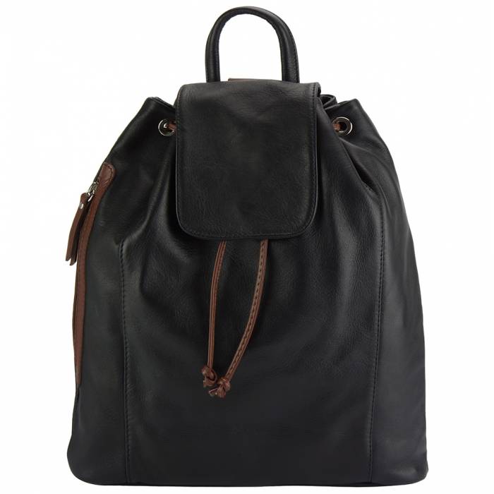 Italian Artisan Ginevra Womens Luxury Leather Backpack Made In Italy