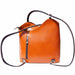 Italian Artisan Cloe Womens Leather Shoulder or Backpack Handbag Made In Italy - Oasisincentives