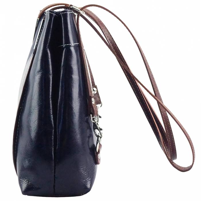 Italian Artisan Lidia Womens Luxury Handmade Leather Convertible Backpack-Shoulder Bag Made In Italy 