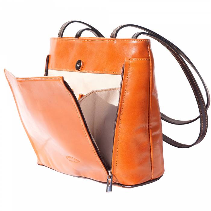 Italian Artisan Ludovica Womens Leather Shoulder Handbag Made In Italy - Oasisincentives