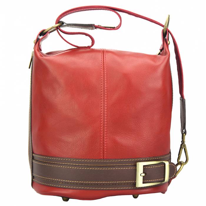 Italian Artisan Caterina Womens HANDMADE  Leather Bucket or Backpack Handbag Made In Italy - Oasisincentives