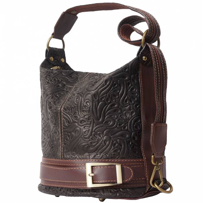 Italian Artisan Caterina S Womens HANDMADE Leather Bucket or Backpack Handbag Made In Italy - Oasisincentives