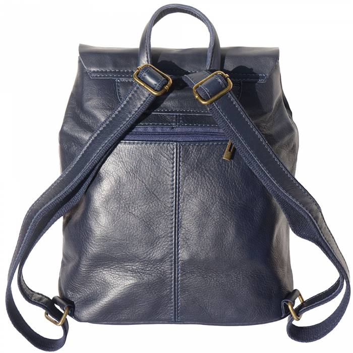 Italian Artisan Vara Luxury Unisex Genuine Leather Backpack Made In Italy